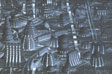 City 4-9, metalic lambdaprint op aluminium, 30 x 45 cm (2005)